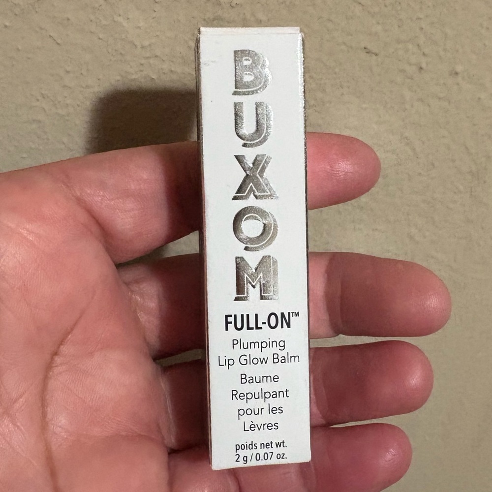 BUXOM Full-On Plumping Lip Glow Balm -ROSÉ ALL DAY Brand New Never Used.